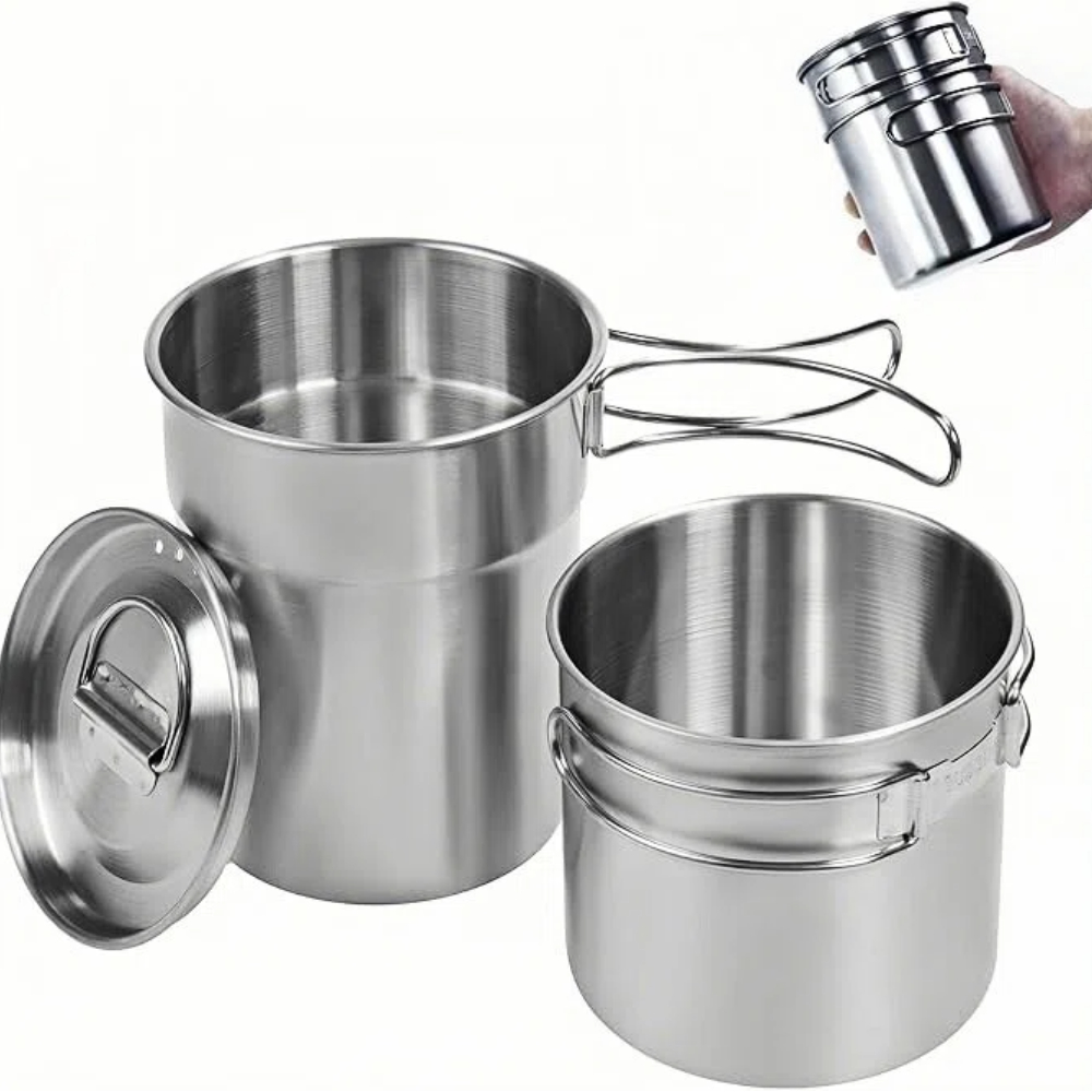 Camping Cooking Mug - Foldable Camping Cups Mugs Camping Pot