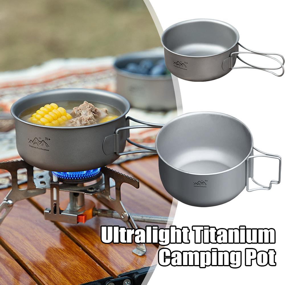 Camping Cooking Mug - Outdoor Camping Foldable Portable Pot With
