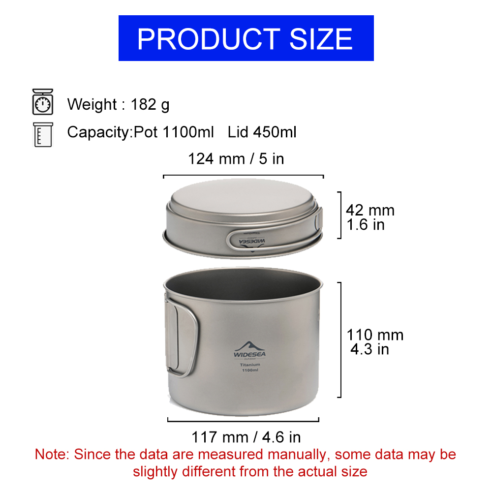 Widesea Ultralight Titanium Ca - Camping Cooking Mug review and price