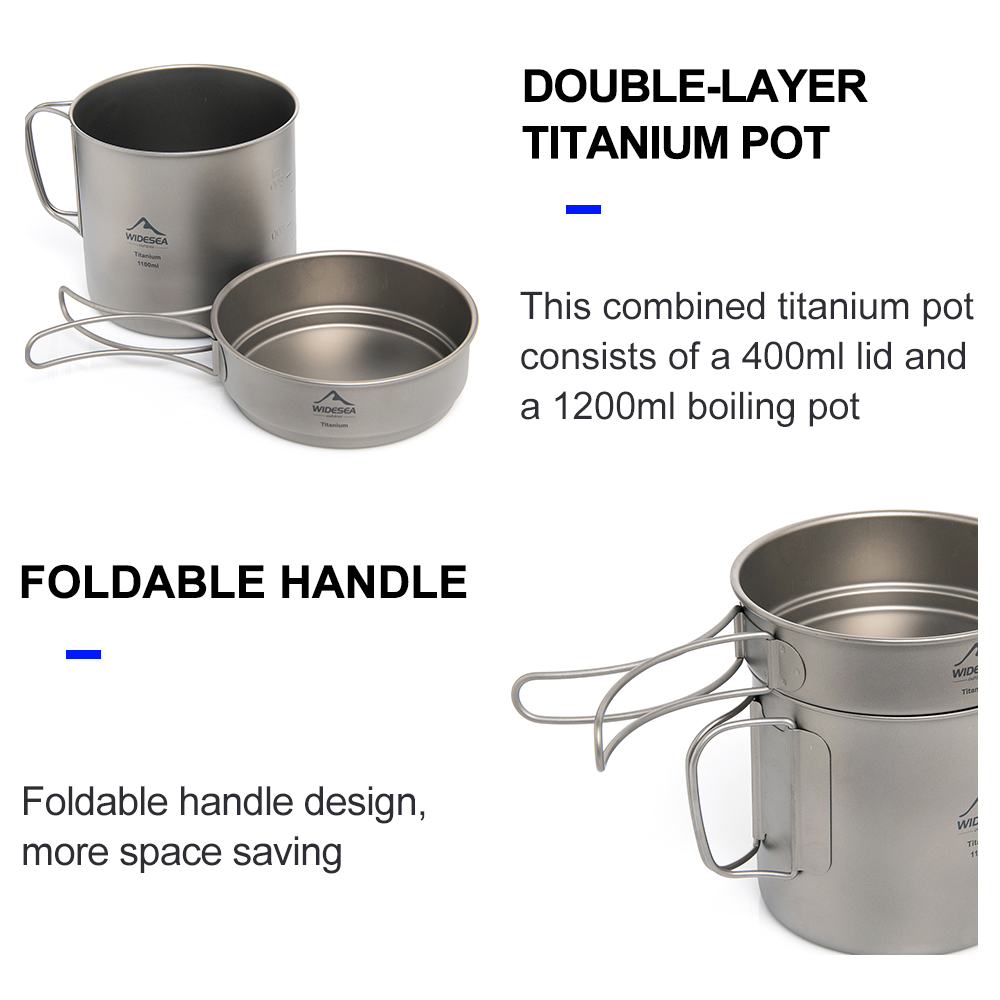 Widesea Ultralight Titanium Ca - Camping Cooking Mug review and price