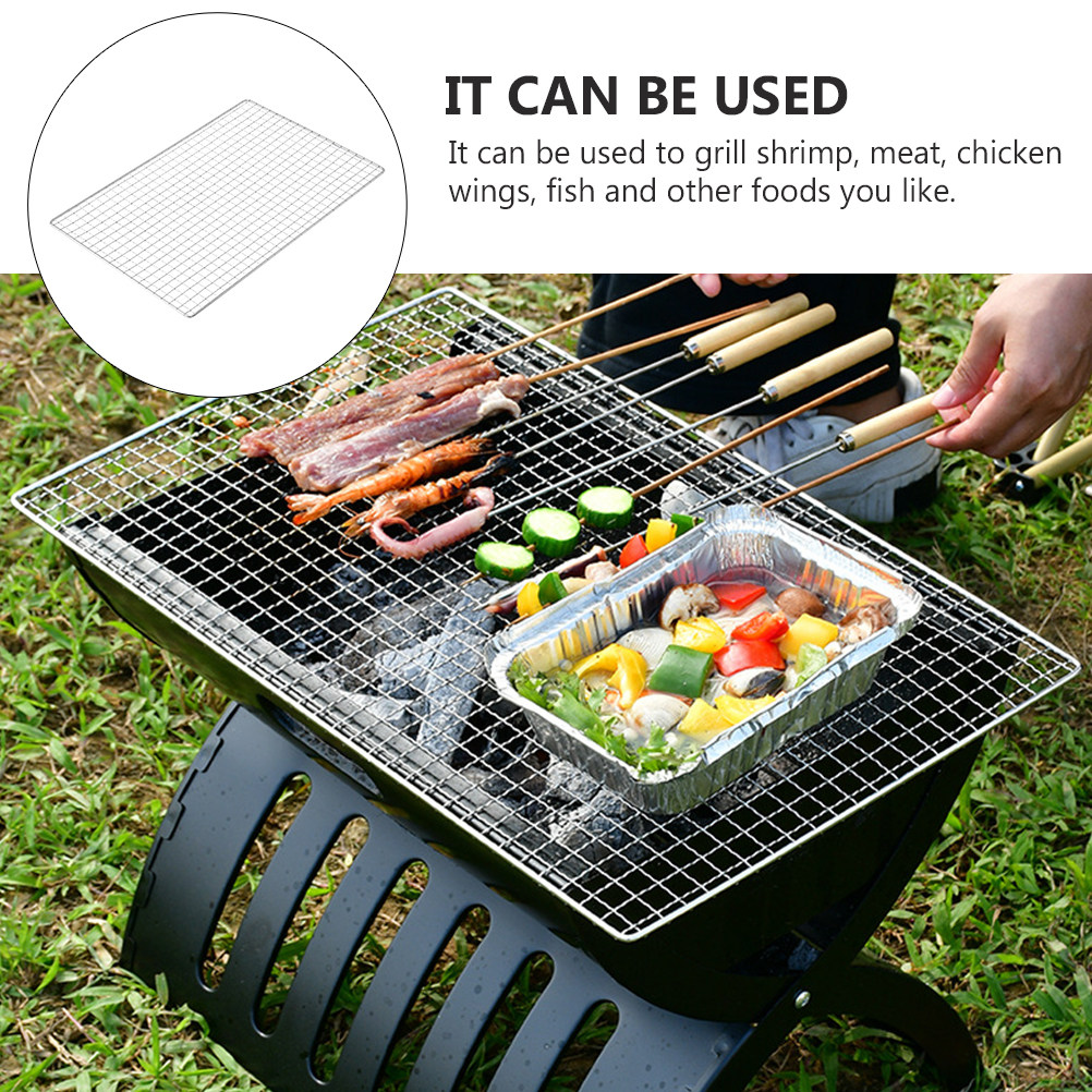 2Pcs Stainless Steel Barbecue  - Camping Cooking Set Non Stick review and price