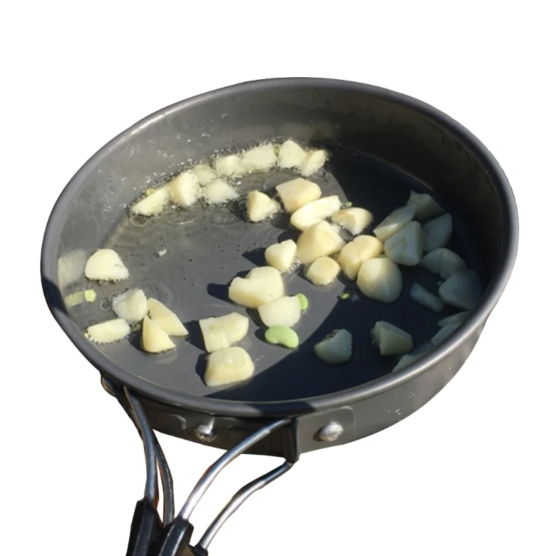 Portable Frying Pan with Stora - Camping Cooking Set Non Stick review and price
