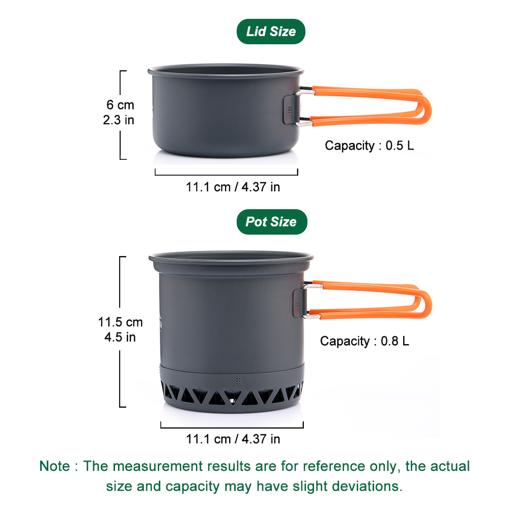Outdoor Camping Pot 1.3L 2.3L  - Camping Cooking Set Jetboil review and price