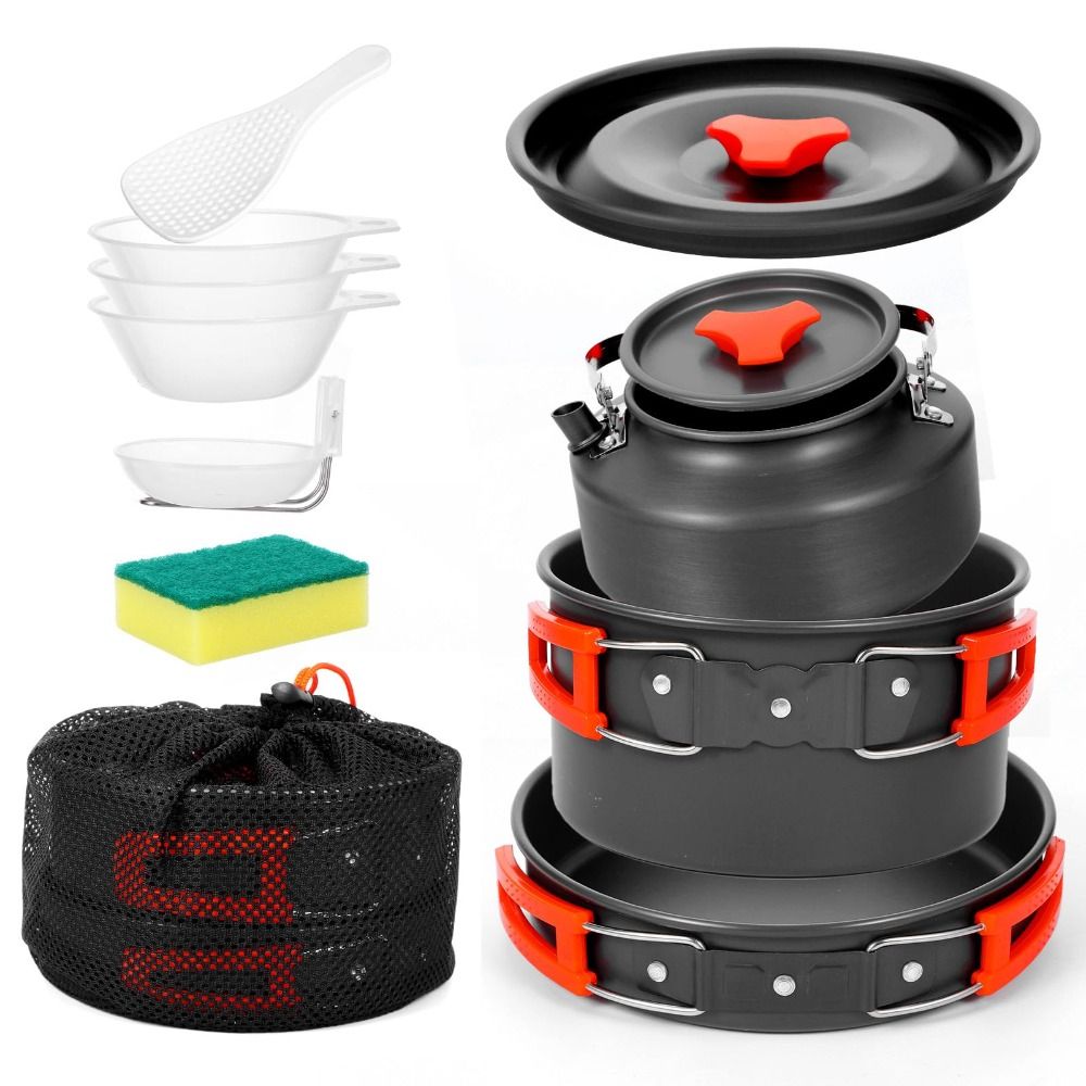 Aluminum Alloy Camping Cookwar - Camping Cooking Set Non Stick review and price