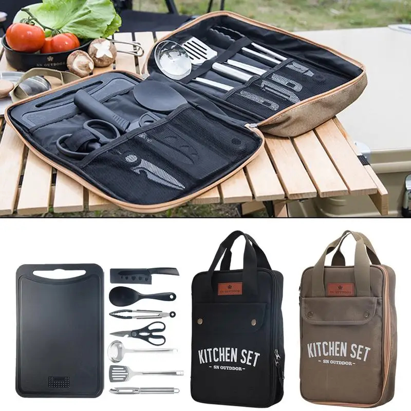 8pcs Camping Kitchen Cookware  - Camping Cooking Set Jetboil review and price