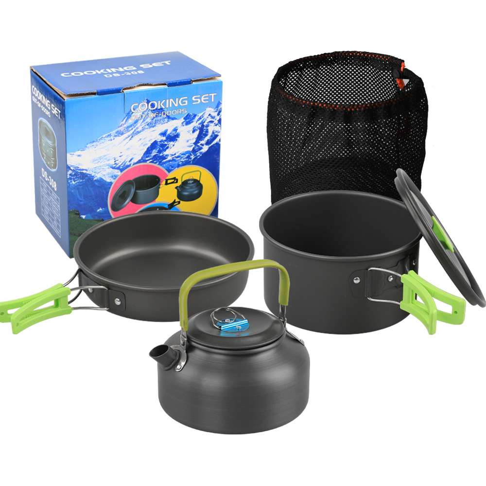 Outdoor camping cookware set a - Camping Cooking Set Non Stick review and price