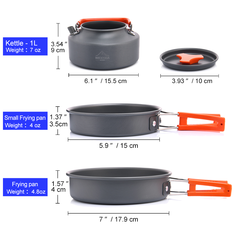 Widesea Camping Outdoor Cookwa - Camping Cooking Set Jetboil review and price