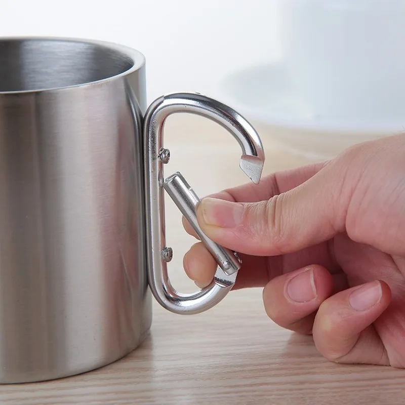 220/300ml Camping Travel Stain - Camping Cooking Mug review and price
