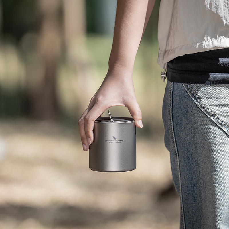 Boundless Voyage Titanium Doub - Camping Cooking Mug review and price