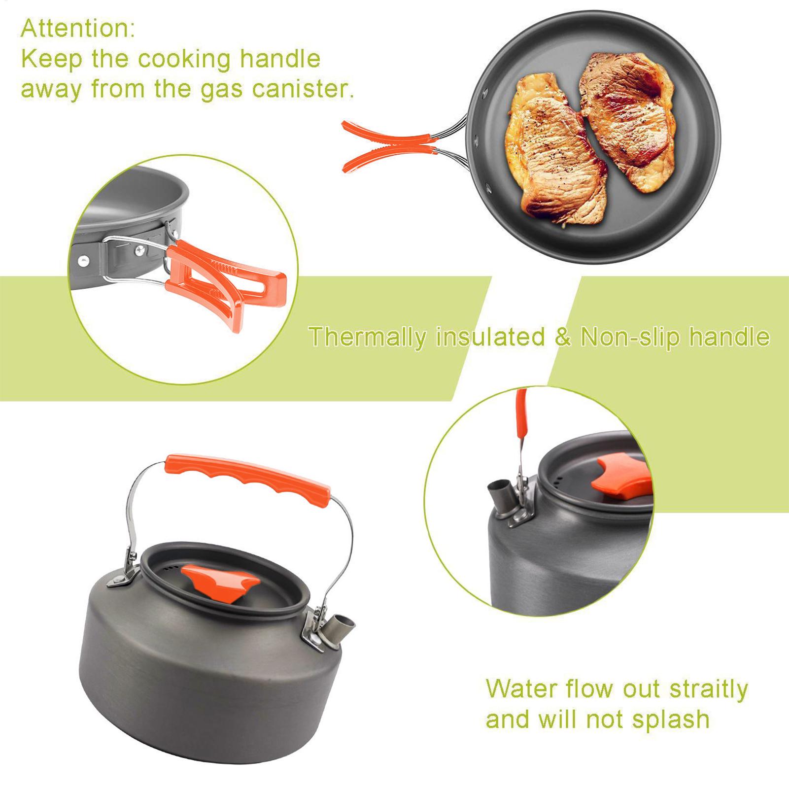 Backpacking Cooking Set Campin - Camping Cooking Set Non Stick review and price