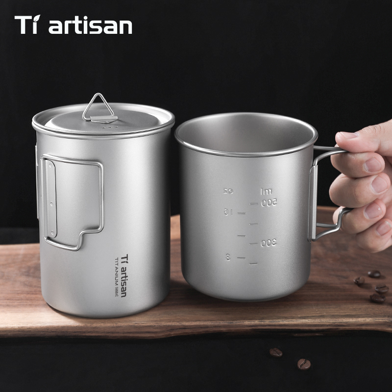 Tiartisan 750ml/ 900ml Titaniu - Camping Cooking Mug review and price